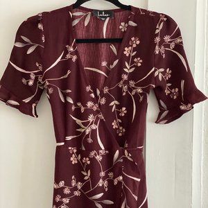 Lulu's Wrap High-Low Dress (XS)